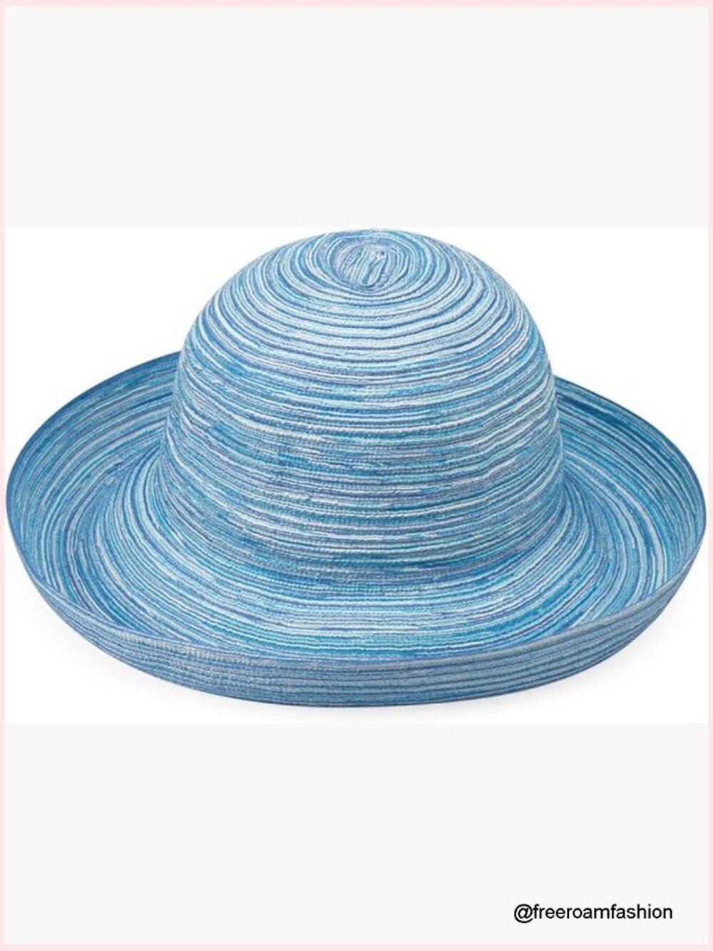 UPF 30+ Wide Brim Sun Hat - Packable Adjustable Travel Swim Beach Hat